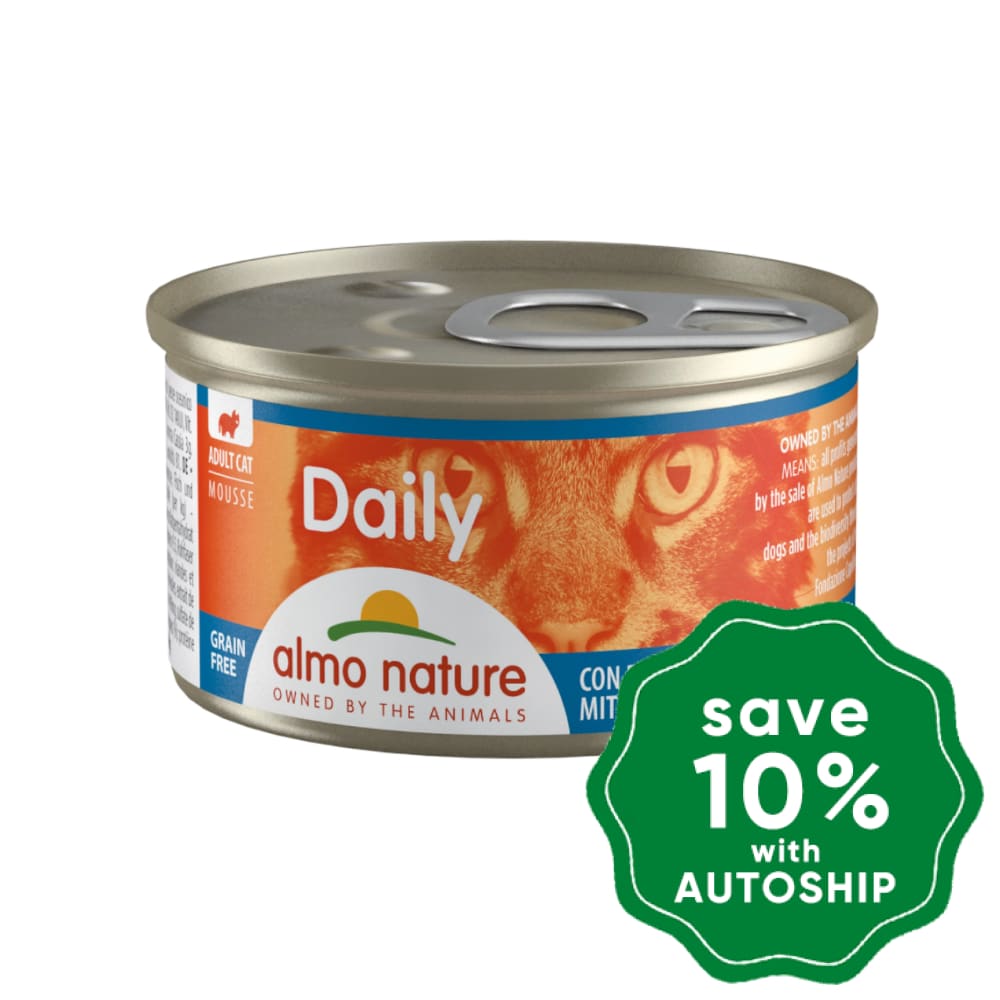 Almo Nature - Wet Food For Cats Daily Menu Oceanic Fish Mousse 85G (Min. 24 Cans)