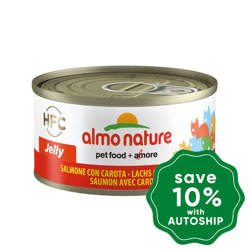 Almo Nature - HFC Jelly Canned Cat Food - Salmon & Carrot - 70G (min. 4 Cans) - PetProject.HK