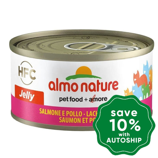 Almo Nature - HFC Jelly Canned Cat Food - Salmon & Chicken - 70G (min. 4 Cans) - PetProject.HK