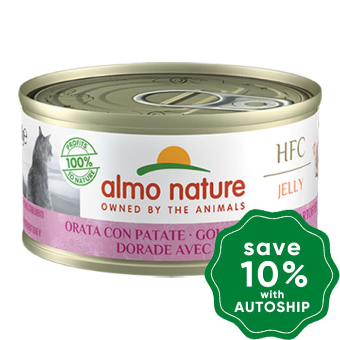 Almo Nature - Wet Food For Cats Hfc Jelly Sea Bream & Potatoes 70G (Min. 24 Cans)