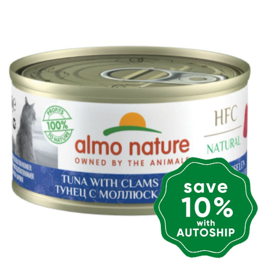 Almo Nature - Wet Food For Cats Hfc Natural Tuna With Clams 70G (Min. 4 Cans)