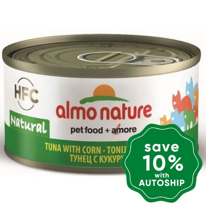Almo Nature - HFC Natural Canned Cat Food - Tuna & Corn - 70G (min. 4 Cans) - PetProject.HK