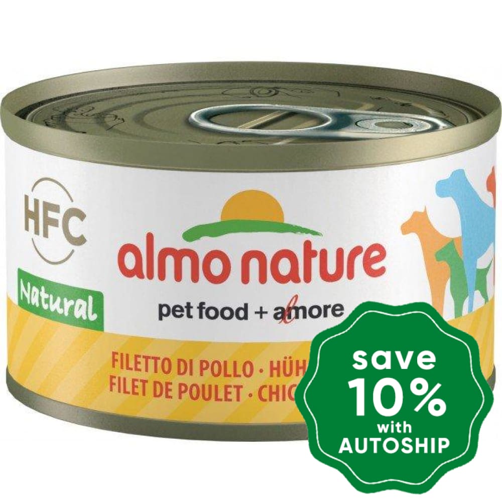 Almo Nature - HFC Natural Canned Dog Food - Chicken Fillet - 95G (min. 4 Cans) - PetProject.HK