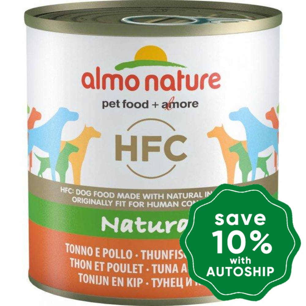 Almo Nature - HFC Natural Canned Dog Food - Chicken & Tuna - 280G (min. 12 Cans) - PetProject.HK