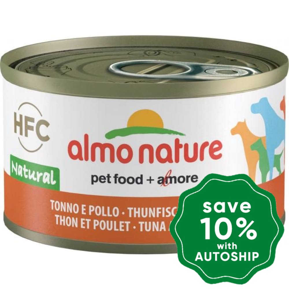 Almo Nature - HFC Natural Canned Dog Food - Chicken & Tuna - 95G (min. 4 Cans) - PetProject.HK