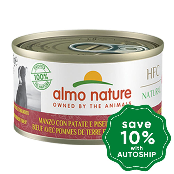 Almo Nature - Wet Food For Dogs Hfc Natural Cuisine Beef With Potaotes & Peas 95G (Min. 4 Cans)