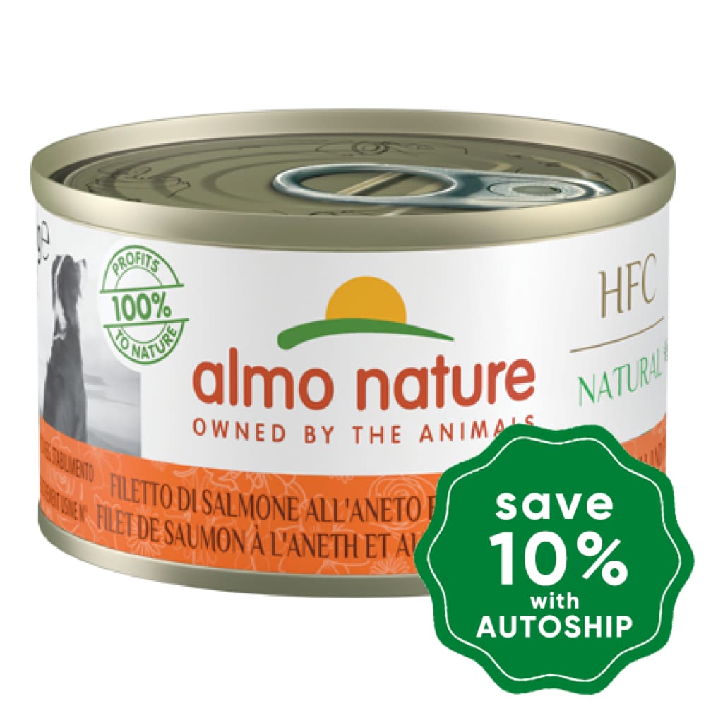 Almo Nature - Wet Food For Dogs Hfc Natural Cuisine Salmon Fillet With Dill & Thyme 95G (Min. 4