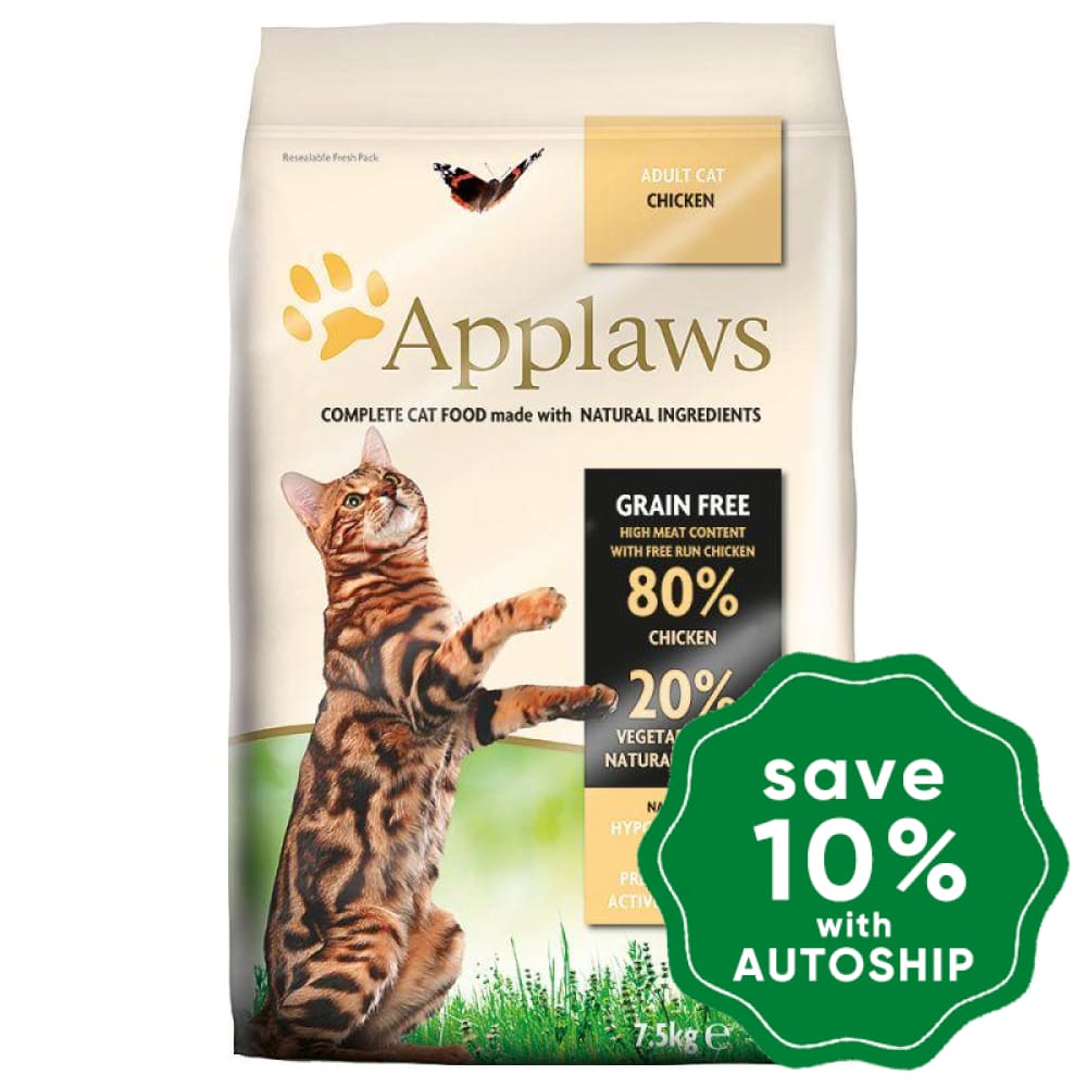 Applaws - Chicken Dry Adult Cat Food - 7.5KG - PetProject.HK
