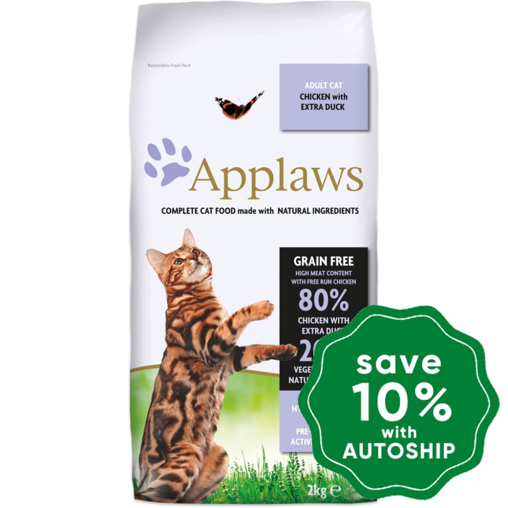 Applaws - Chicken with Extra Duck Dry Adult Cat Food - 2KG - PetProject.HK