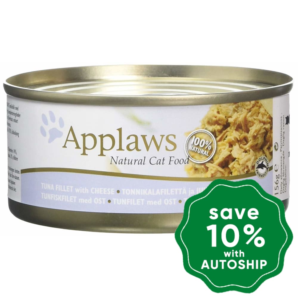 Applaws - Tuna Fillet with Cheese Canned Cat Food - 156G (4 Cans) - PetProject.HK