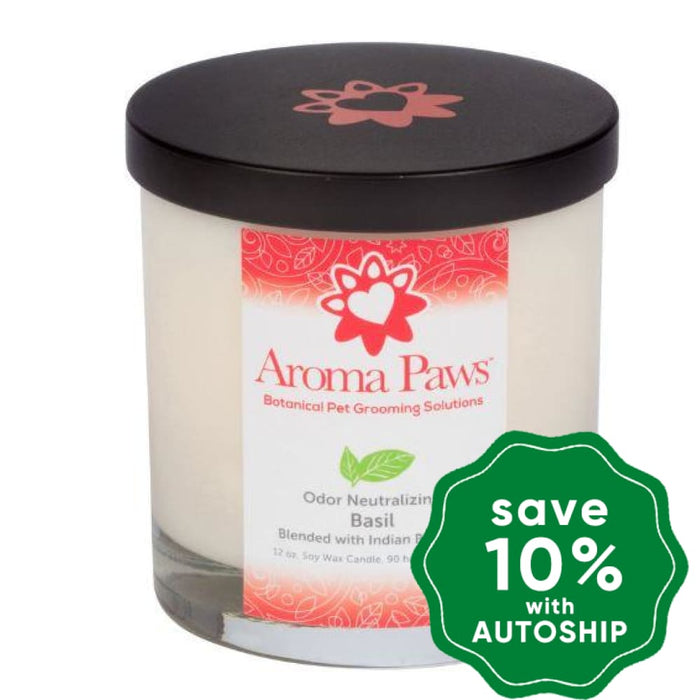 Aroma Paws - Odor Neutralizing Candle - Basil - 12OZ - PetProject.HK