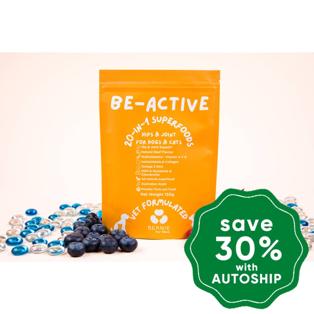 Beanie 4 Paws - Be-Active 20-In-1 Superfoods For Dogs & Cats Hip Joint Care 150G