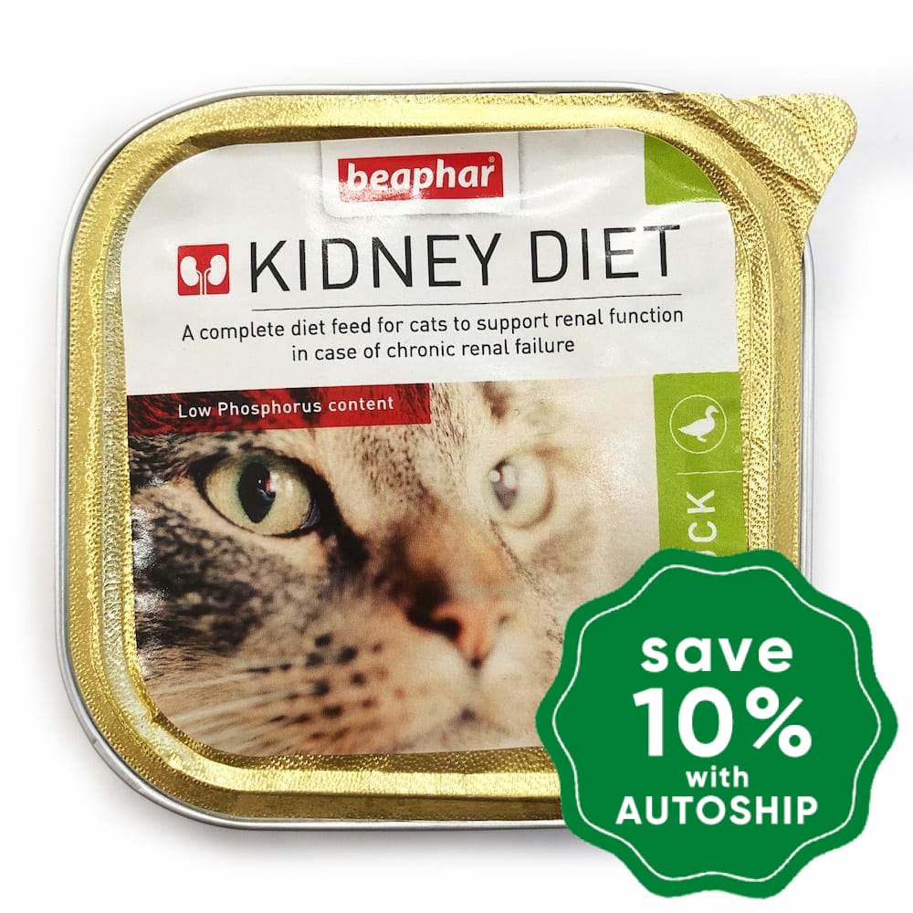 Beaphar - Wet Food For Cats Kidney Diet Duck 100G (Min. 32 Cans)