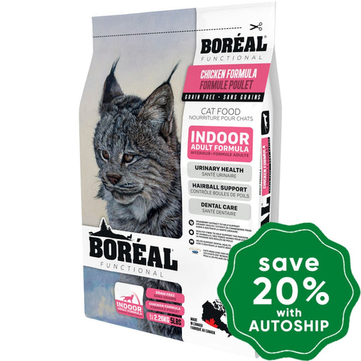 Boreal - Grain Free Cat Food Indoor 5Lb Cats