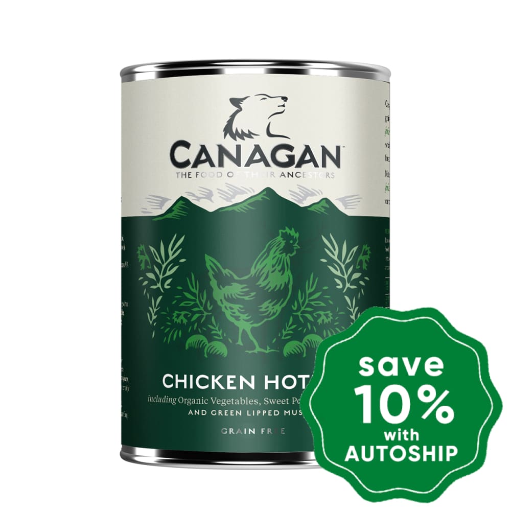 Canagan - Grain Free Canned Adult Dog Food - Chicken Hotpot - 400G (3 Cans) - PetProject.HK