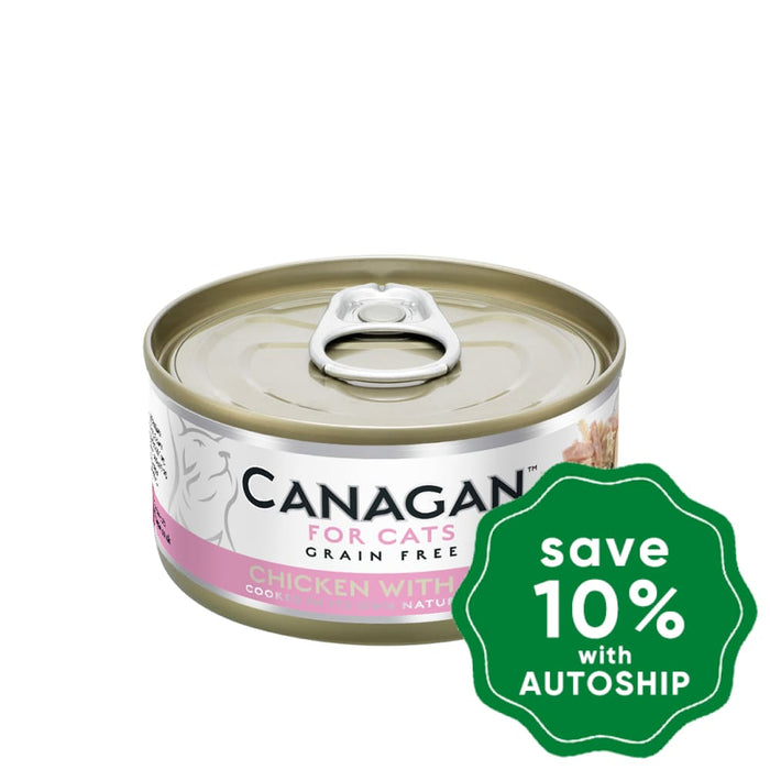 Canagan - Grain Free Canned Cat Food -  Chicken with Ham for Cats - 75G (3 Cans) - PetProject.HK