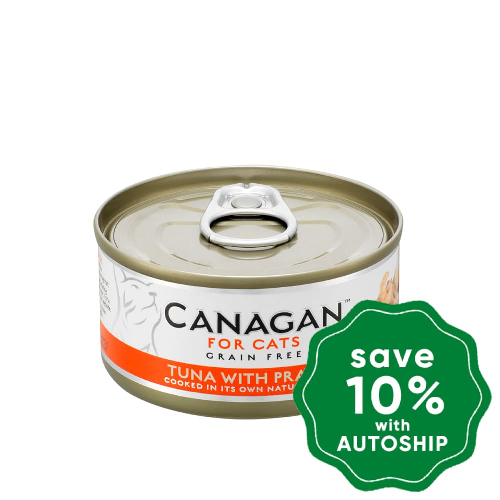 Canagan - Grain Free Canned Cat Food - Tuna with Prawns for Cats - 75G (3 Cans) - PetProject.HK