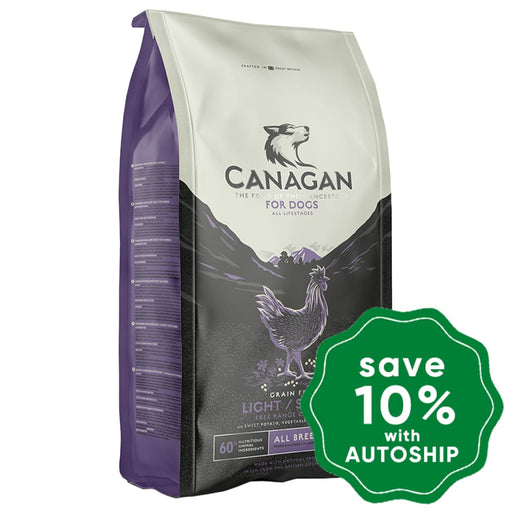 Canagan - Grain Free Dry Dog Food - Light/Senior Free-Run Chicken - 2KG - PetProject.HK