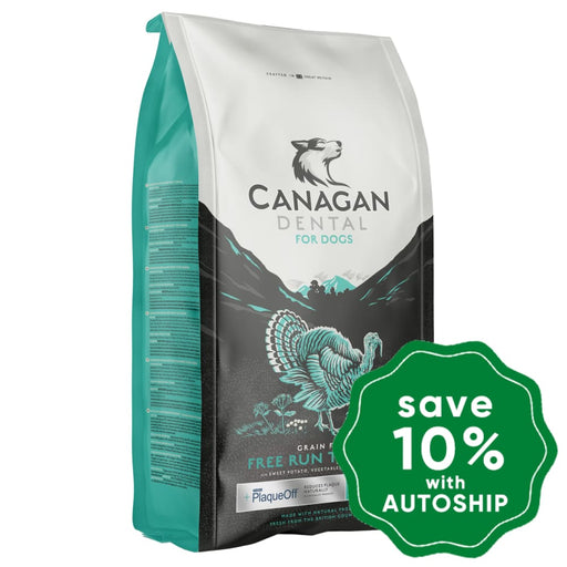 Canagan - Grain Free Dry Dog Food - Free-Run Turkey Dental - 6KG - PetProject.HK