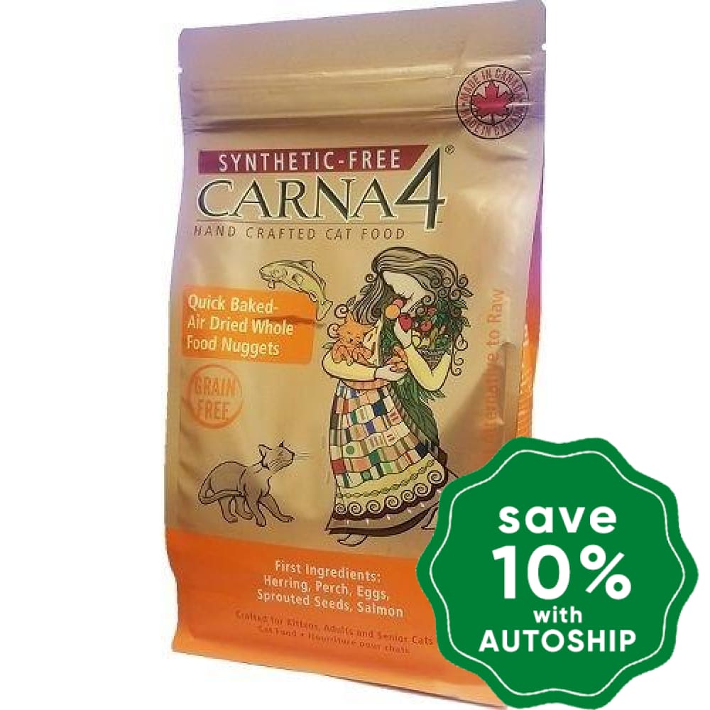 Carna4 - Dry Food For Cats Grain Free Air-Dried Fish Recipe 2Lb