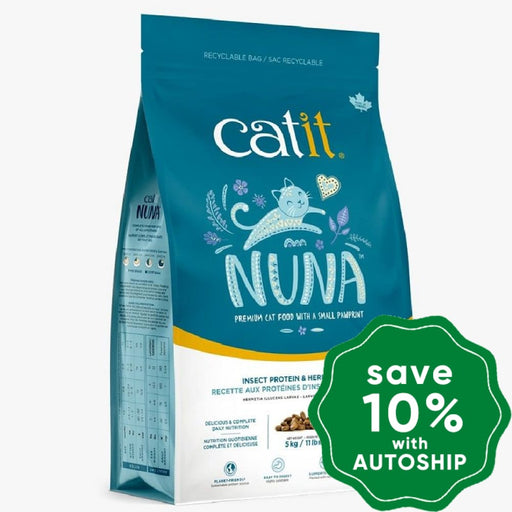 Catit Nuna - Dry Cat Food Insect Protein & Herring Recipe 2.27Kg Cats
