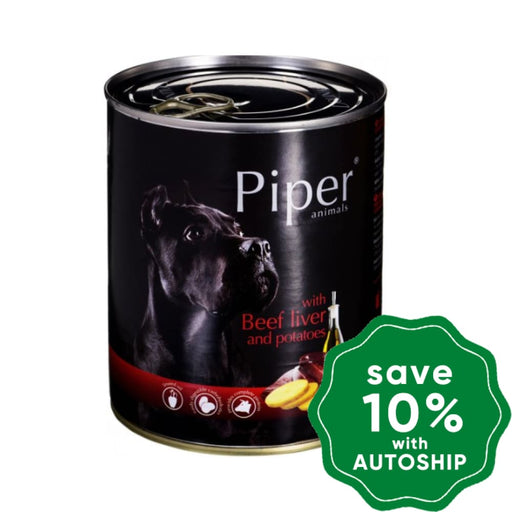 Dolina Noteci - Piper Premium Wet Dog Food Beef Liver & Potato 400G (Min. 24 Cans) Dogs