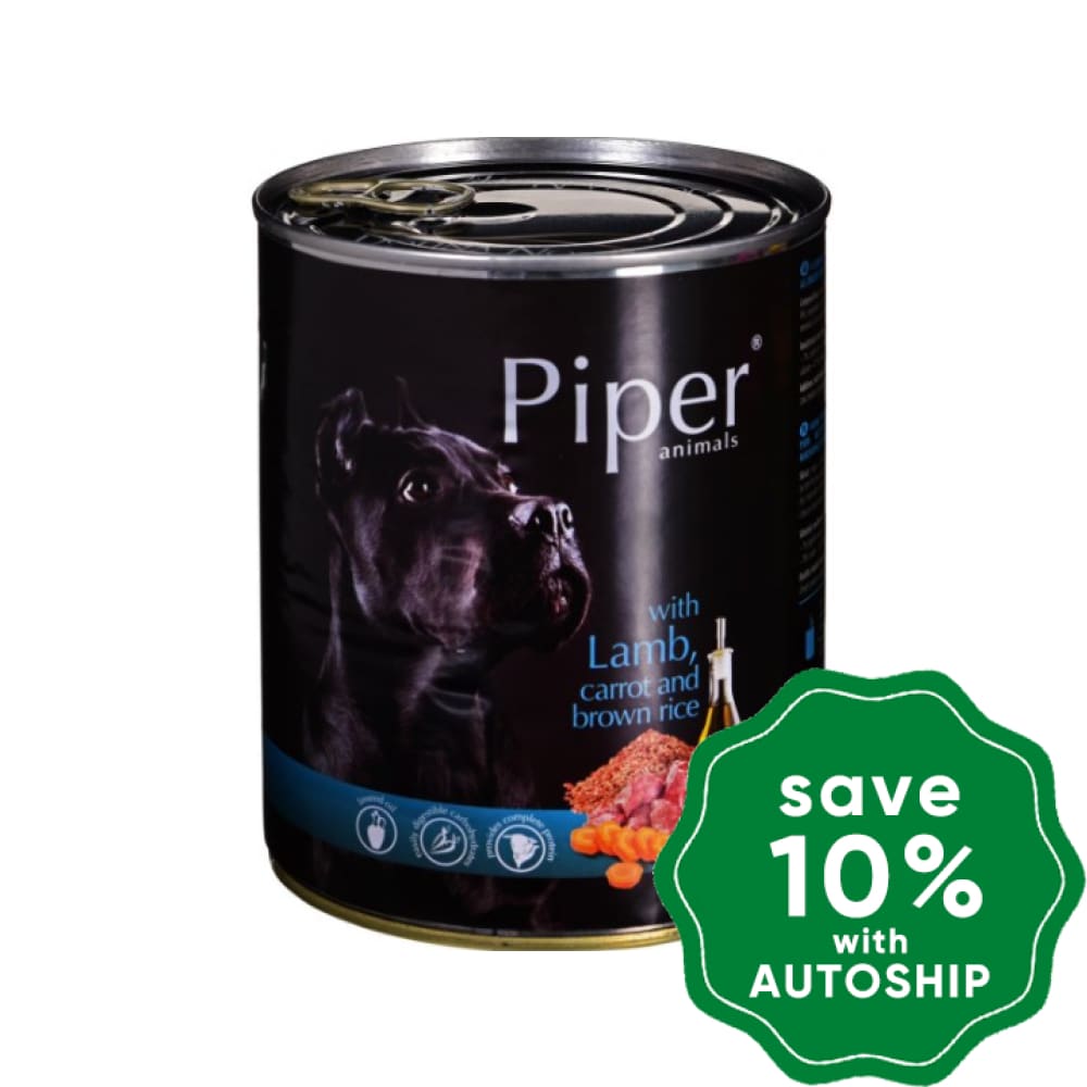 Dolina Noteci - Piper Premium Wet Dog Food Lamb Carrot & Brown Rice 800G (Min. 12 Cans) Dogs