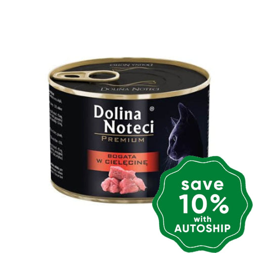 Dolina Noteci - Premium Wet Cat Food Rich In Veal 185G (Min. 12 Cans) Cats