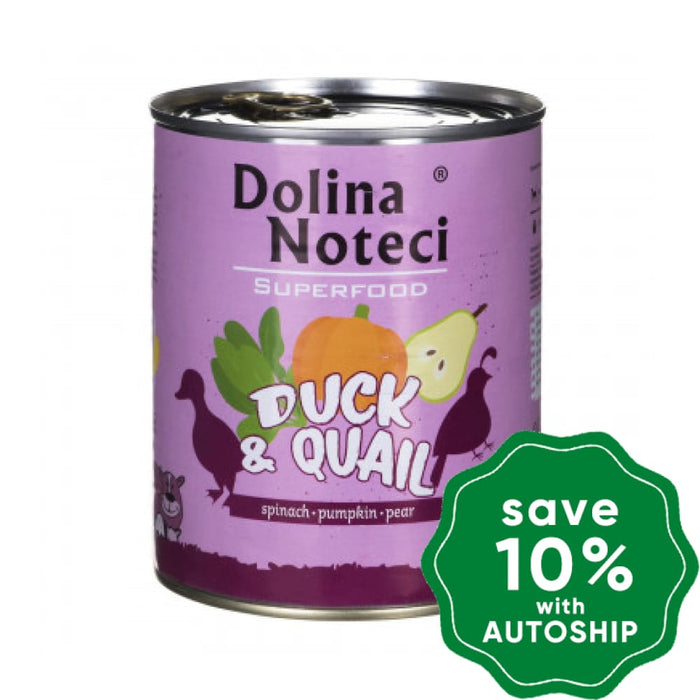 Dolina Noteci - Superfood Wet Dog Food Duck & Quail 400G (Min. 6 Cans) Dogs
