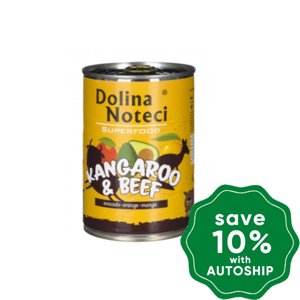 Dolina Noteci - Superfood Wet Dog Food Kangaroo & Beef 400G (Min. 6 Cans) Dogs