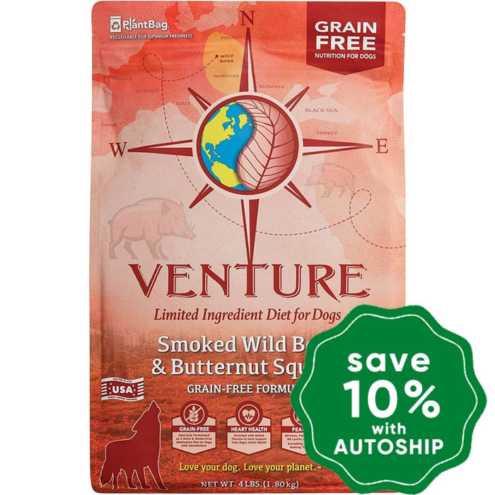 Earthborn - Venture Grain-Free Limited Ingredient Dry Dog Food Smoked Wild Boar & Butternut Squash
