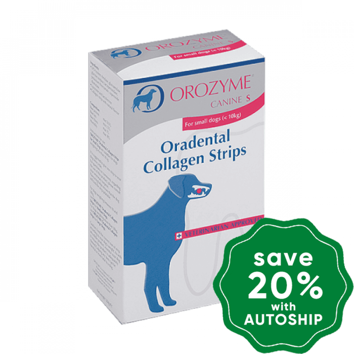 Ecuphar - OROZYME Oradental Collagen Dental Chews for Small Dogs - 24 PCS - PetProject.HK