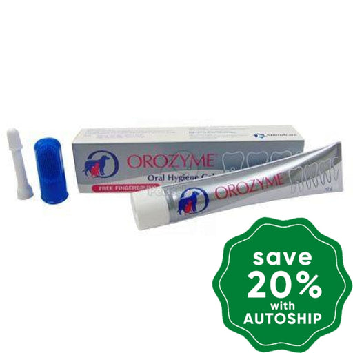 Ecuphar - OROZYME Oral Hygiene Dental Gel for Dogs & Cats With Toothbrush - 70G - PetProject.HK