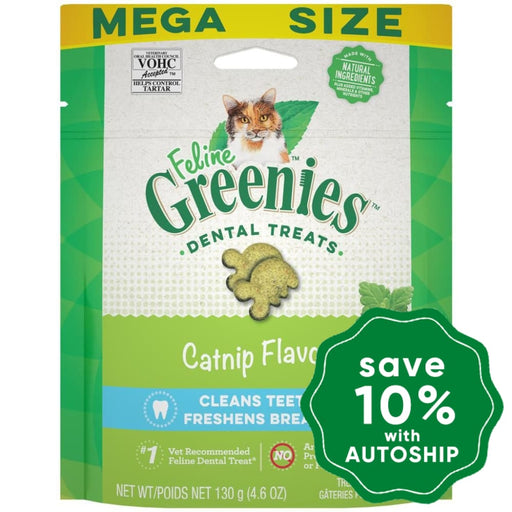 Feline Greenies - Dental Treats Catnip Flavor 4.6Oz Cats