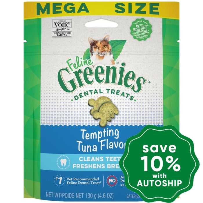 Feline Greenies - Dental Treats Tuna Flavor 4.6Oz Cats