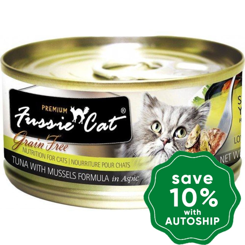 Fussie Cat - Black Label - Tuna with Mussels - 80G - PetProject.HK