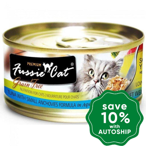 Fussie Cat - Black Label - Tuna with Small Anchovies - 80G - PetProject.HK