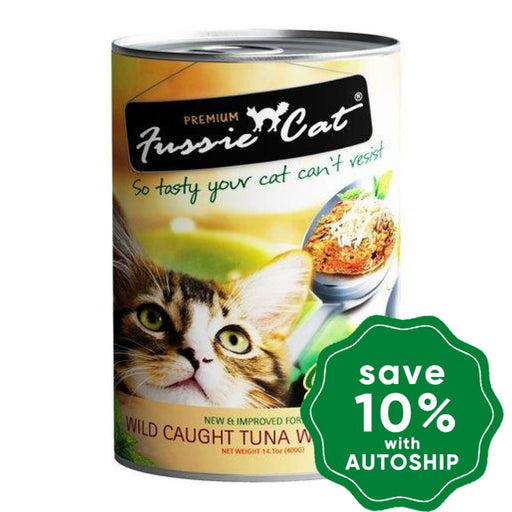 Fussie Cat - Canned Food Wild Caught Tuna With Shirasu 400G (Min. 24 Cans) Cats