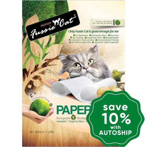 Fussie Cat Litter - Paper - 7L - PetProject.HK