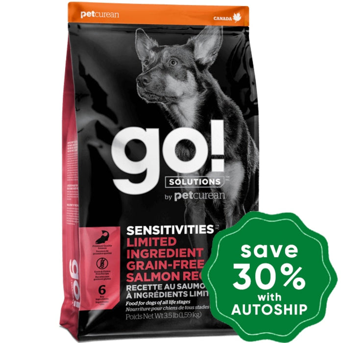 GO! SOLUTIONS - SENSITIVITIES Dry Food for Dog - Limited Ingredient Grain Free Salmon Recipe - 12LB