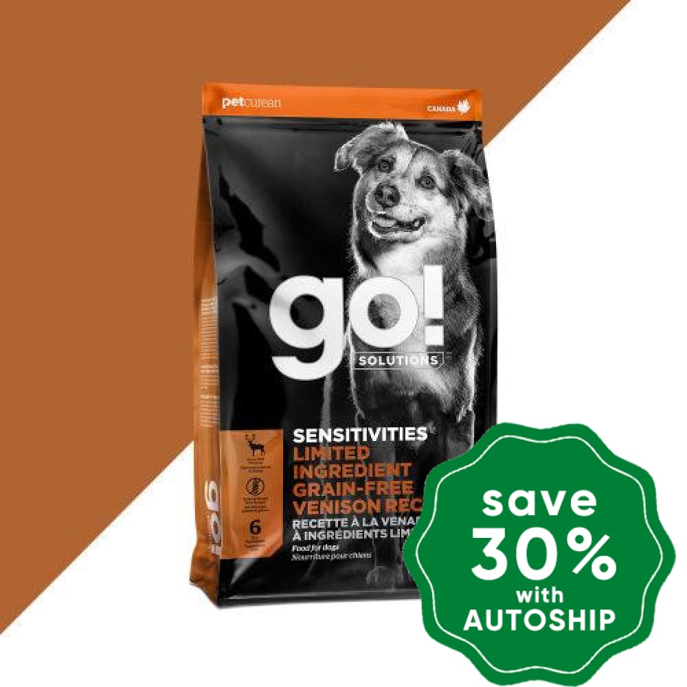 Go! - Solutions Sensitivities Dry Food For Dog Limited Ingredient Grain Free Vension Recipe 22Lb