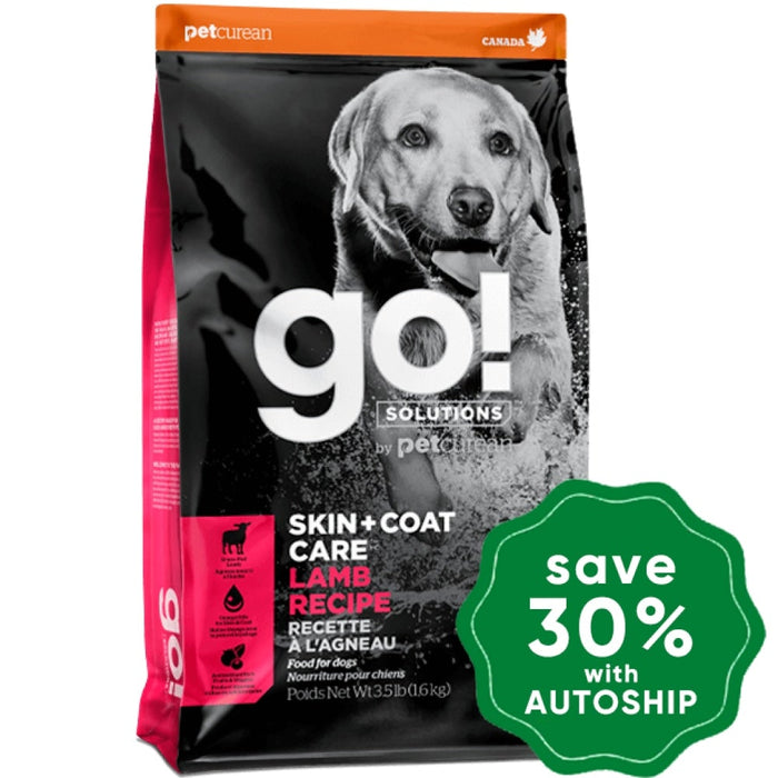 GO! SOLUTIONS - SKIN + COAT CARE Dry Food for Dog - Lamb Recipe - 12LB