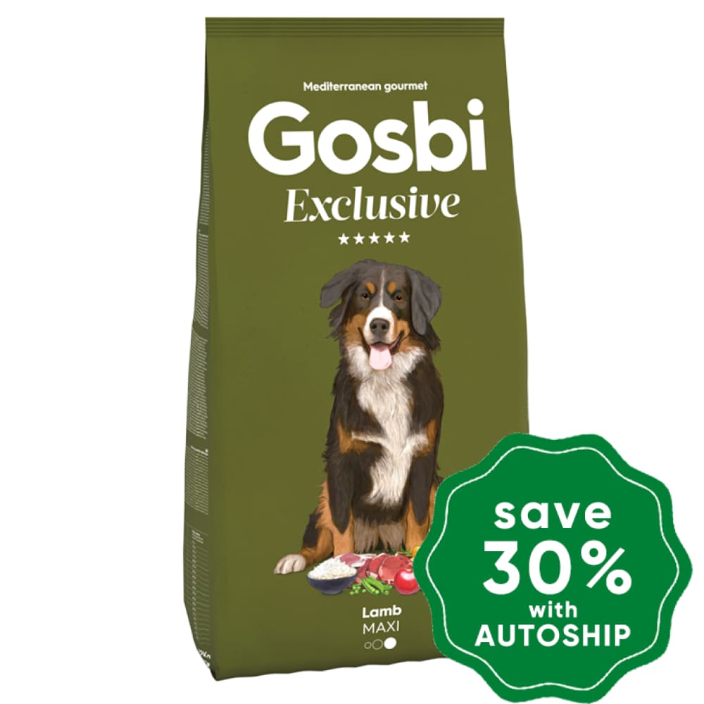 Gosbi - Dry Food For Large Breeds Adult Dogs Exclusive Lamb Maxi Recipe 12Kg