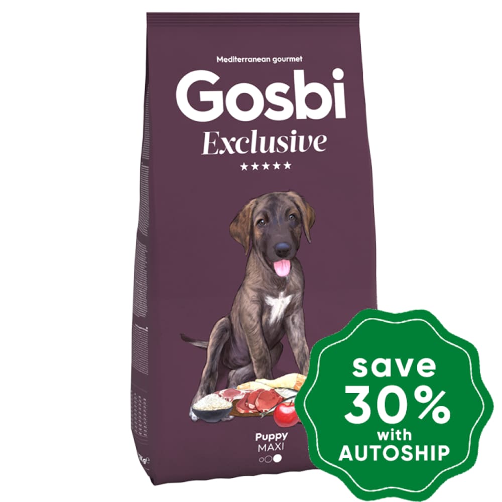 Gosbi - Dry Food For Large Breeds Puppy Exclusive Maxi Recipe 12Kg Dogs