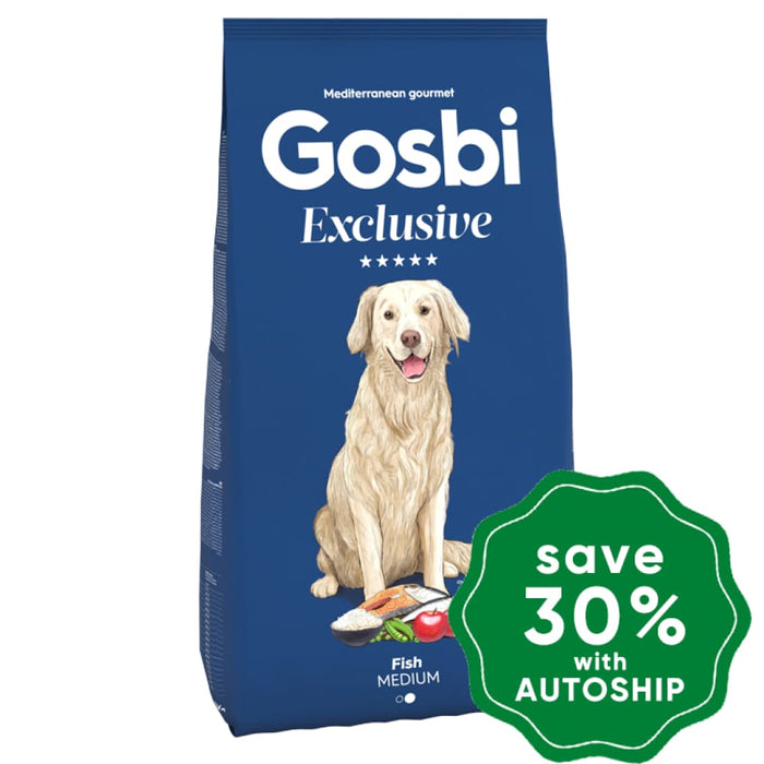 Gosbi - Dry Food For Medium Breeds Adult Dogs Exclusive Fish Recipe 12Kg
