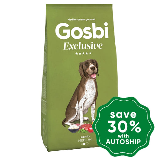 Gosbi - Dry Food For Medium Breeds Adult Dogs Exclusive Lamb Recipe 12Kg