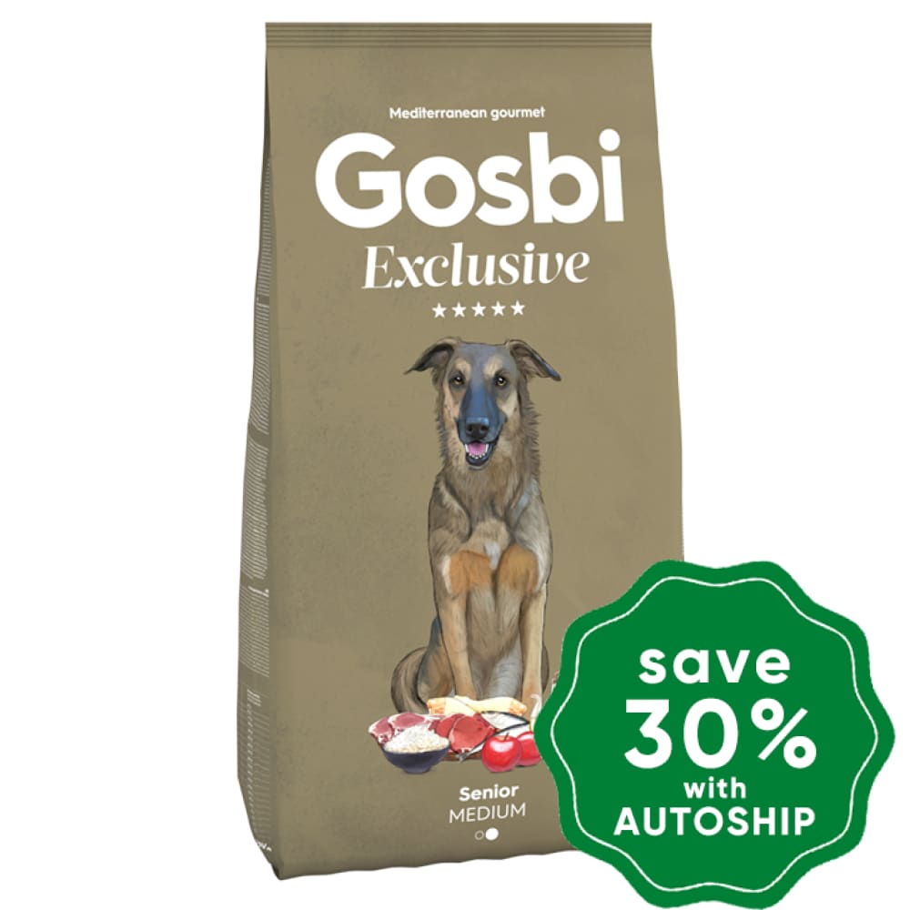 Gosbi - Dry Food For Medium Breeds Senior Dogs Exclusive Recipe 12Kg