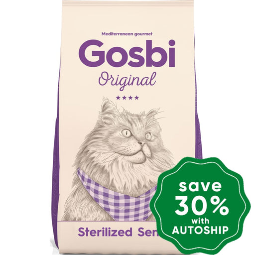 Gosbi - Dry Food For Senior Cats Original Sterilized Recipe 7Kg
