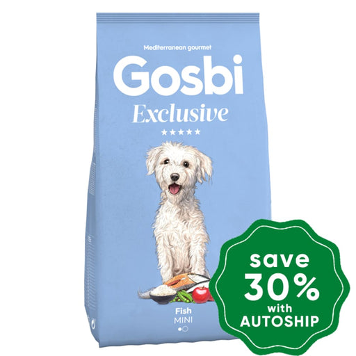 Gosbi - Dry Food For Small Breeds Adult Dogs Exclusive Fish Mini Recipe 7Kg