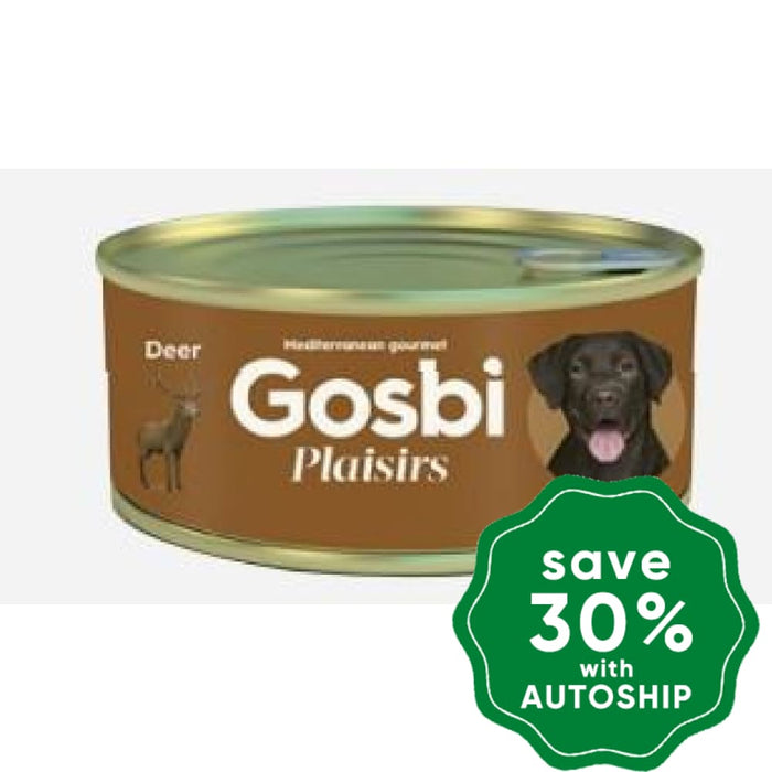 Gosbi - Wet Food For Adult Dogs Deer 185G (Min. 10 Cans)